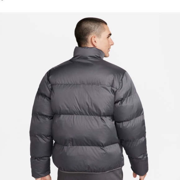 Nike Thermore Fill Club Puffer Jacket - “Iron Grey and White” - Picture 2 of 8